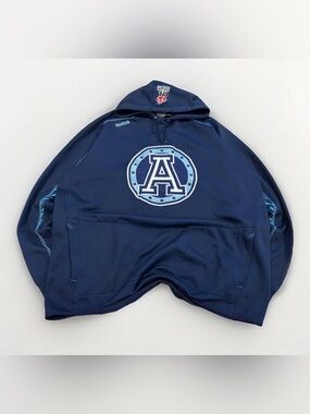Reebok CFL Toronto Argonauts Sideline Hoodie Size 2XL Embroidered Football Rare